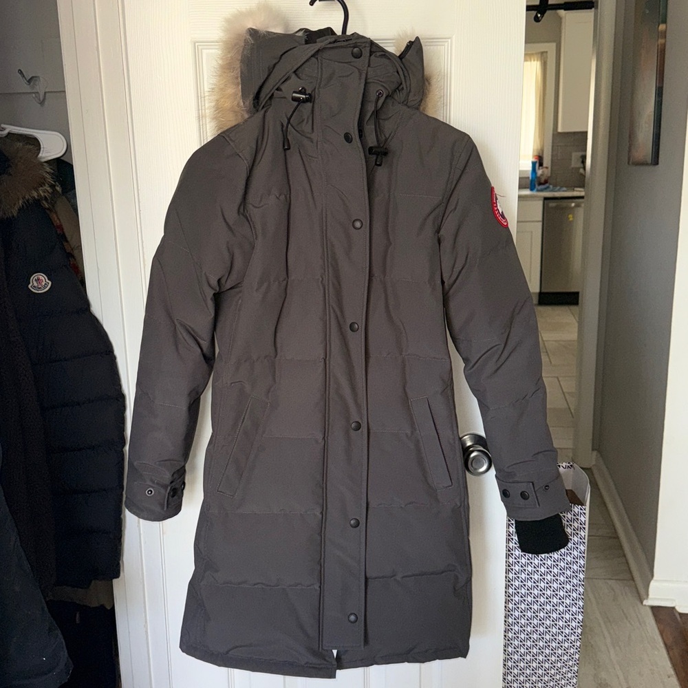 Canada Goose Gray Puffer Jacket
